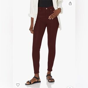 PAIGE Hoxton Ankle Skinny Jeans Roseberry Size 23 NWT $229